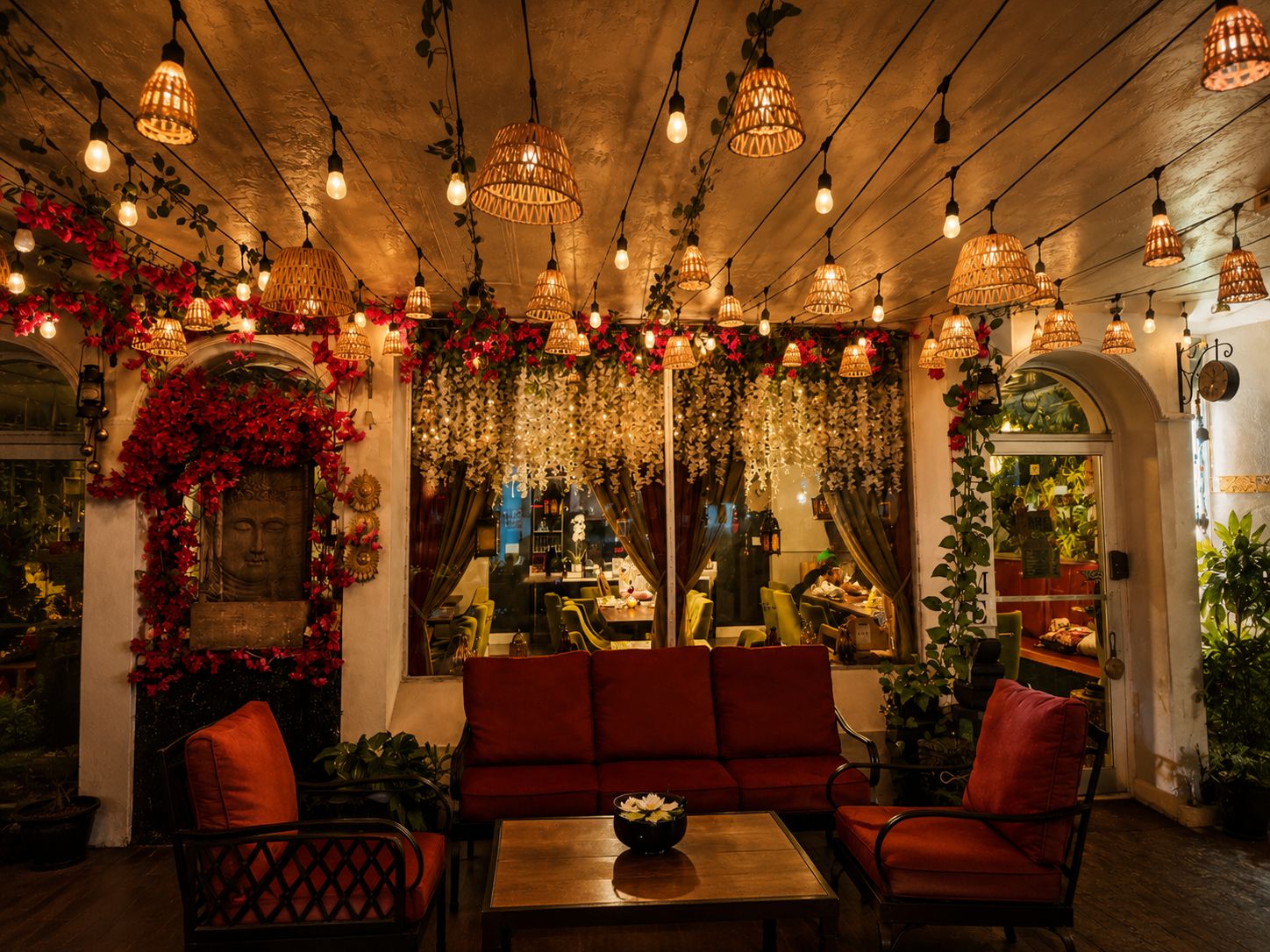Maharaja Bistro Indian restaurant garden patio Lauderhill Florida